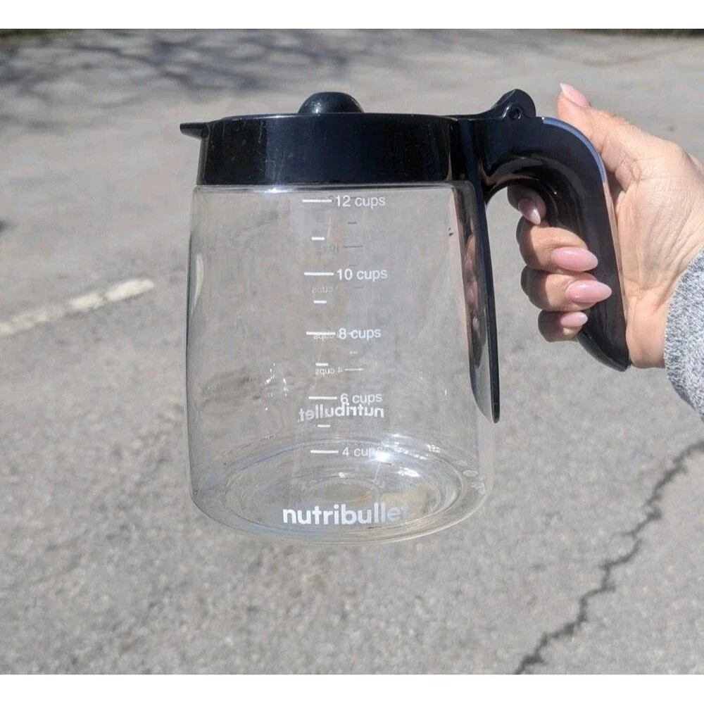 NutriBullet Brew Choice‎ Pod  Carafe Coffee Pot Replacement 12 Cups part glass